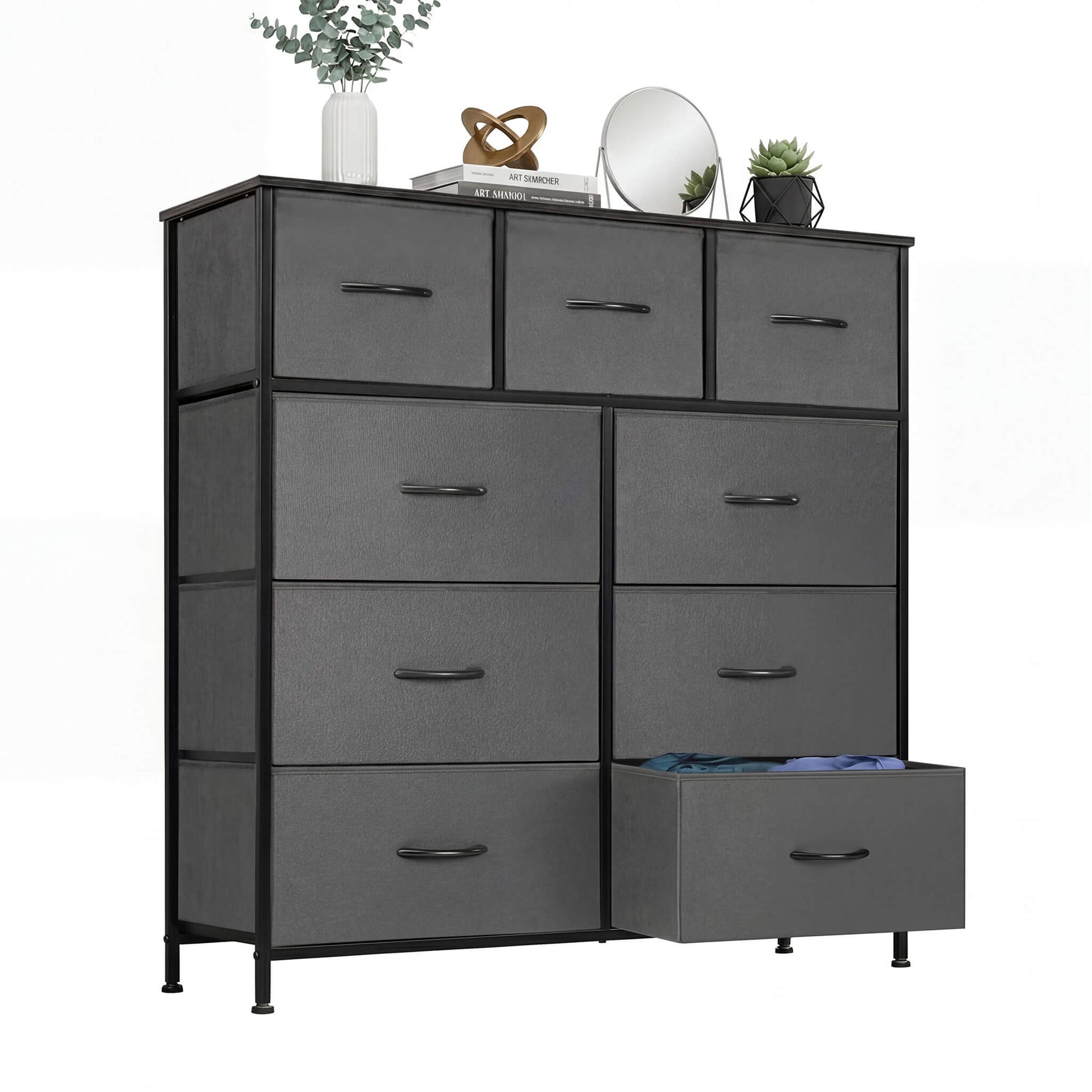 StockMAX Storage Cabinet with 9 Fabric Drawer For Children's Room