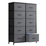 StockMAX Tall Dresser with 10 Drawers for Bedroom