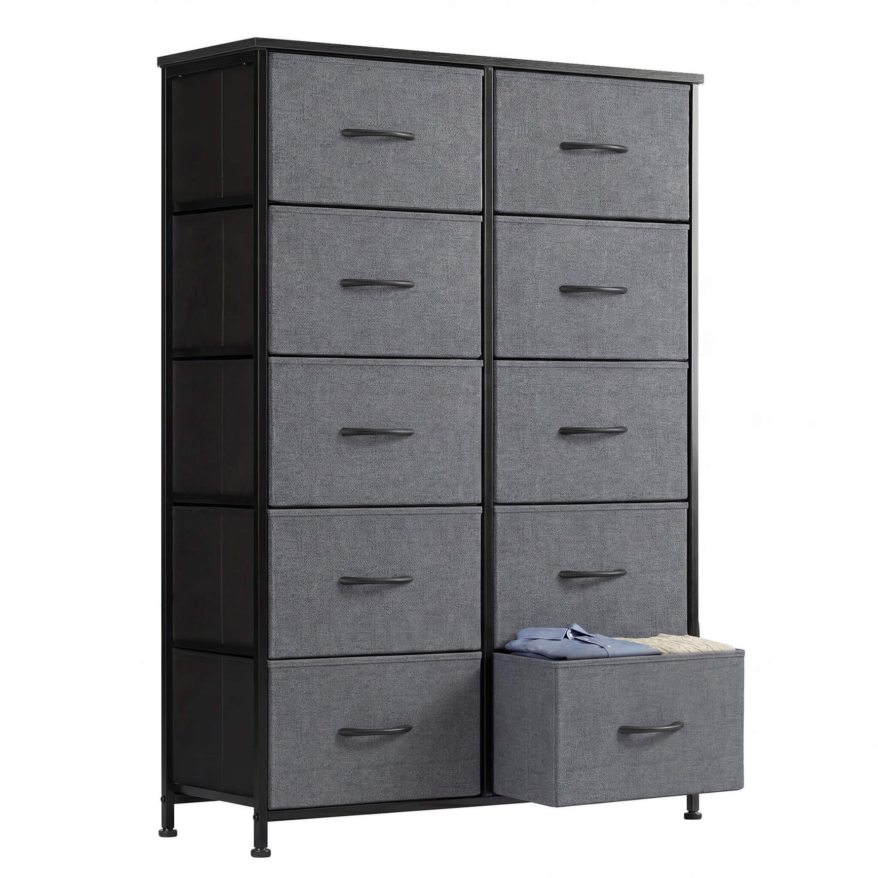 StockMAX Tall Dresser with 10 Drawers for Bedroom