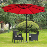 StockMAX Patio Umbrella, Outdoor Table Umbrella with Tilt and Crank