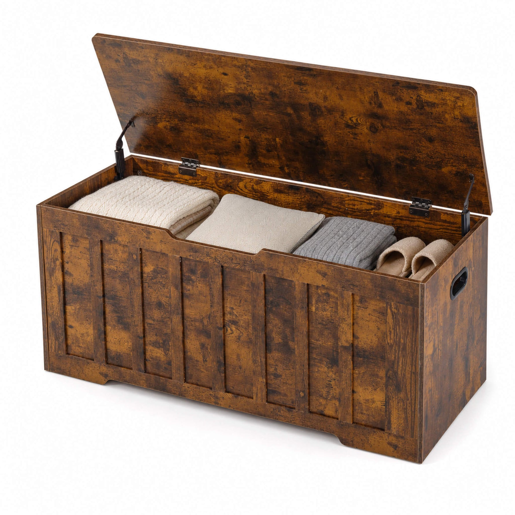 StockMAX Wooden Storage Bench with Soft-Close Lid