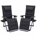 StockMAX Foldable Zero-Gravity Outdoor Lounge Chair for Beach/Patio