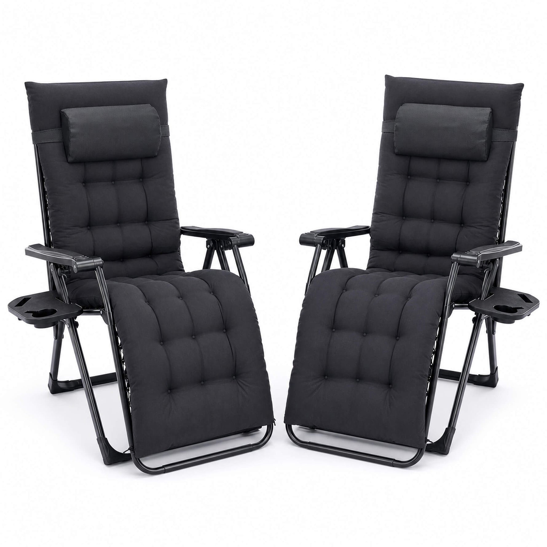 StockMAX Foldable Zero-Gravity Outdoor Lounge Chair for Beach/Patio