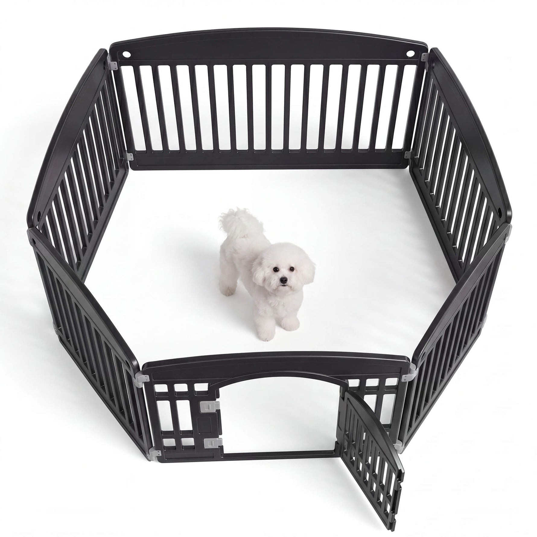 StockMAX Plastic Dog Playpen with Door, Puppy Fence