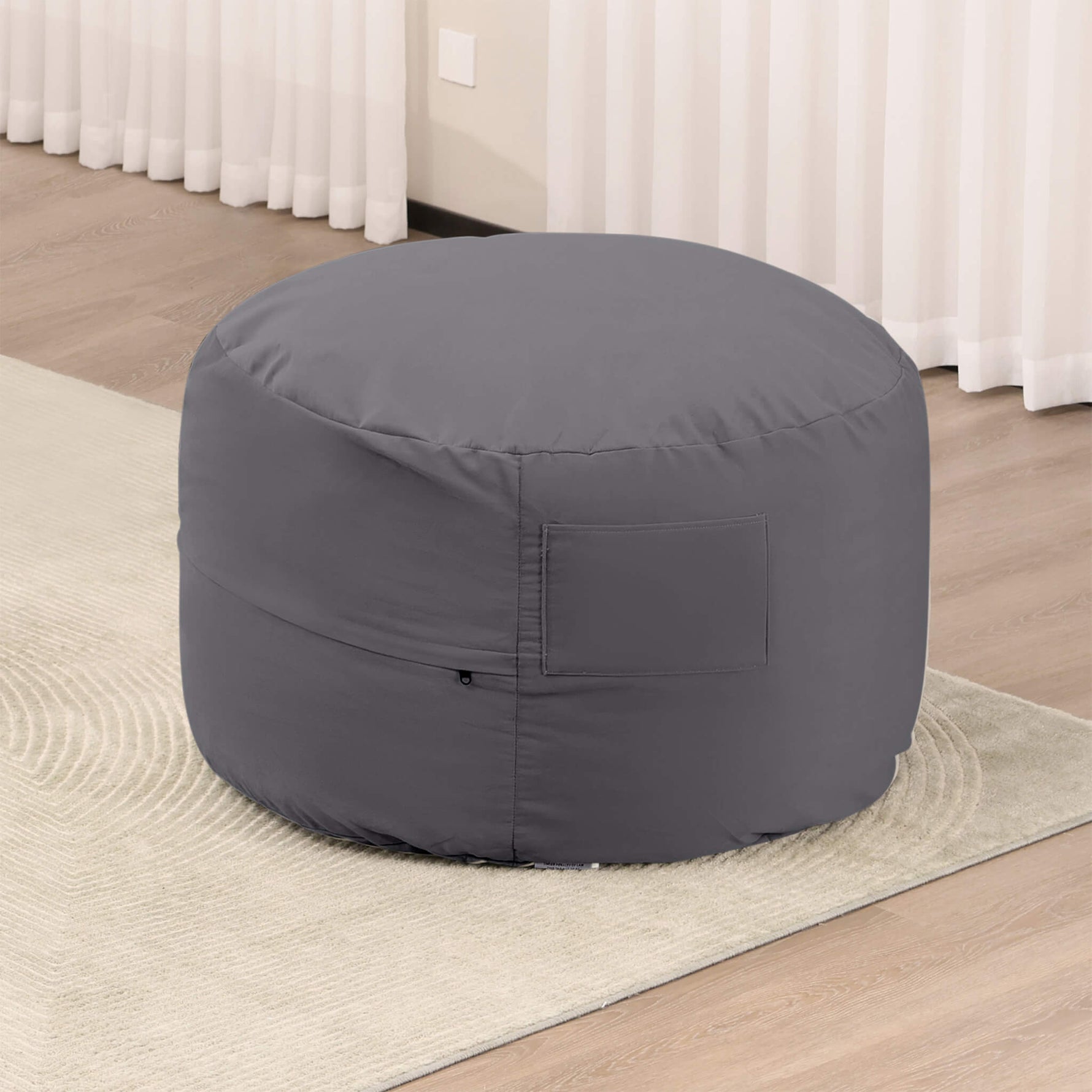 StockMAX Adult Universal Bean Bag Chair-Round & Cozy Comfort