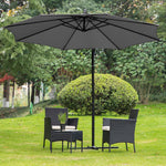 StockMAX Patio Umbrella, Outdoor Table Umbrella with Tilt and Crank