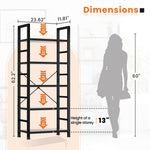 StockMAX Shelf Bookcase for Living Room Bedroom