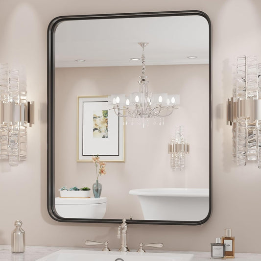 Black Bathroom Vanity Mirror 2436