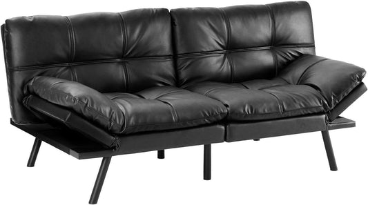 Leather Futon Sofa Bed SF267