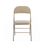 StockMAX Leather Folding Chair for Events and Home Use(set of 2)