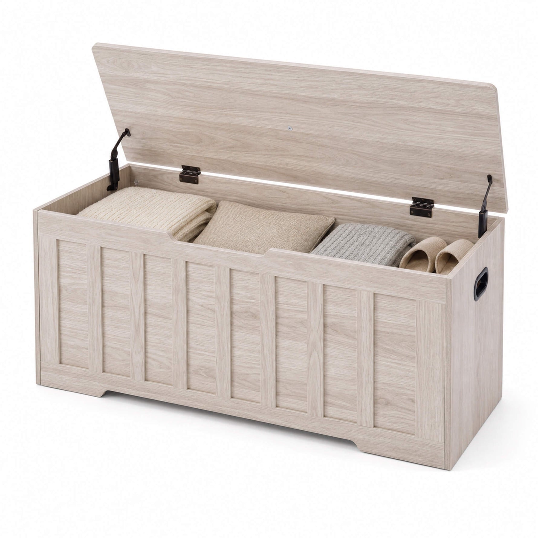 StockMAX Wooden Storage Bench with Soft-Close Lid