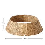 Hand-woven Christmas tree skirt Foldable -Tool-Free-Wrought Iron