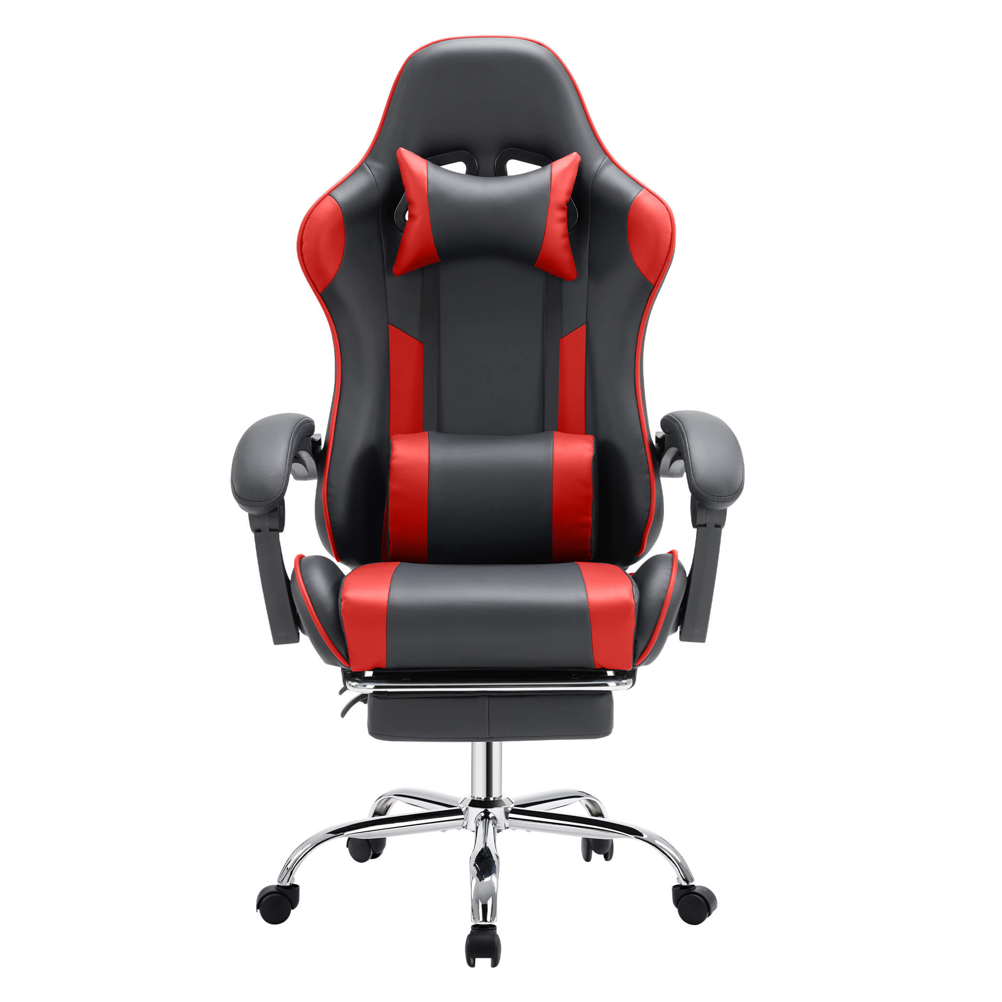 StockMAX Gaming Chair with Footrest Upholstered Armrests for Home Office