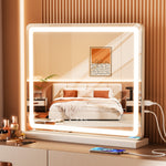 StockMAX Makeup Mirror with Lights and Aluminum Alloy Frame