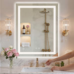 StockMAX Rectangular LED Bathroom Mirror with Anti-Fog & Touch Control
