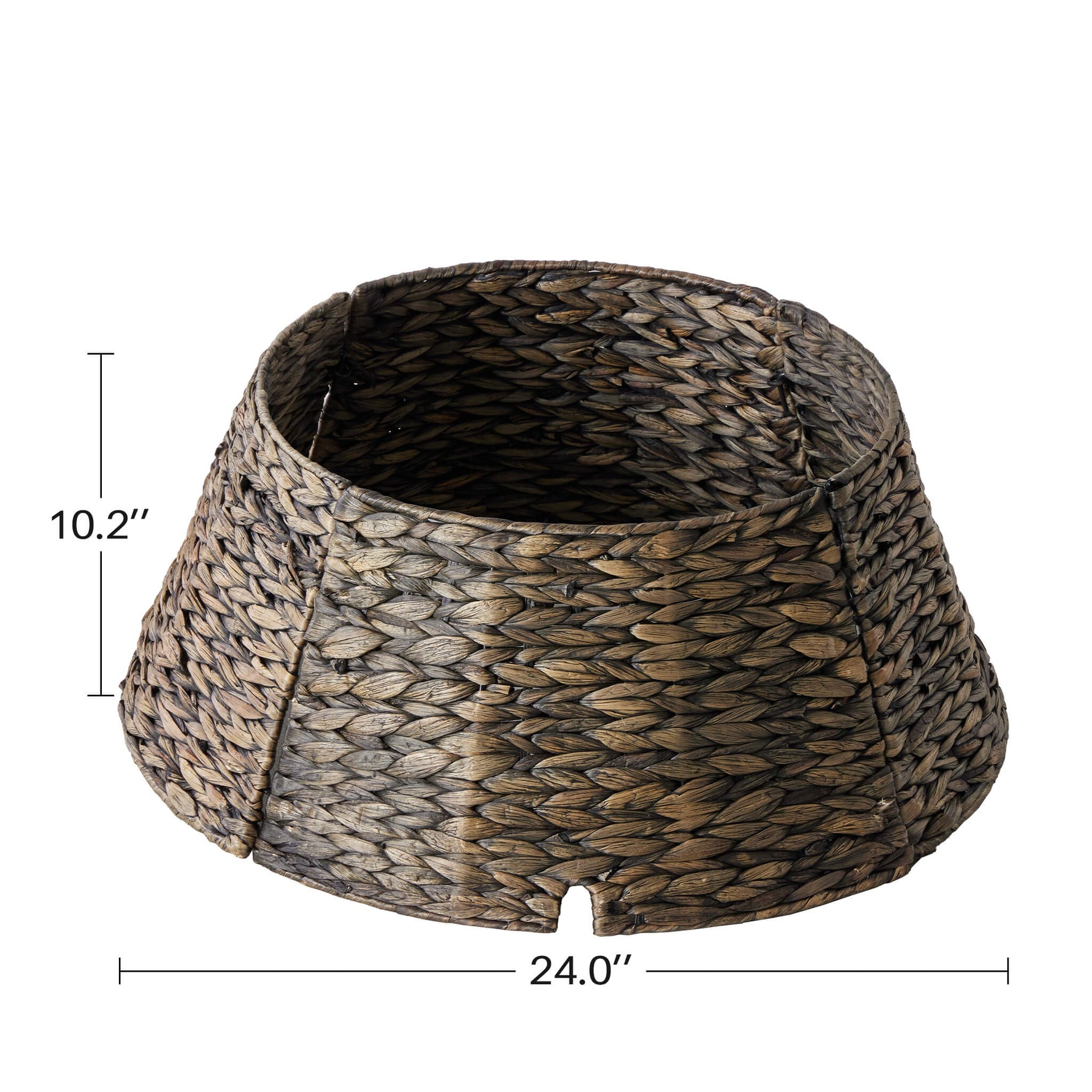 Hand-woven Christmas tree skirt Foldable -Tool-Free-Wrought Iron