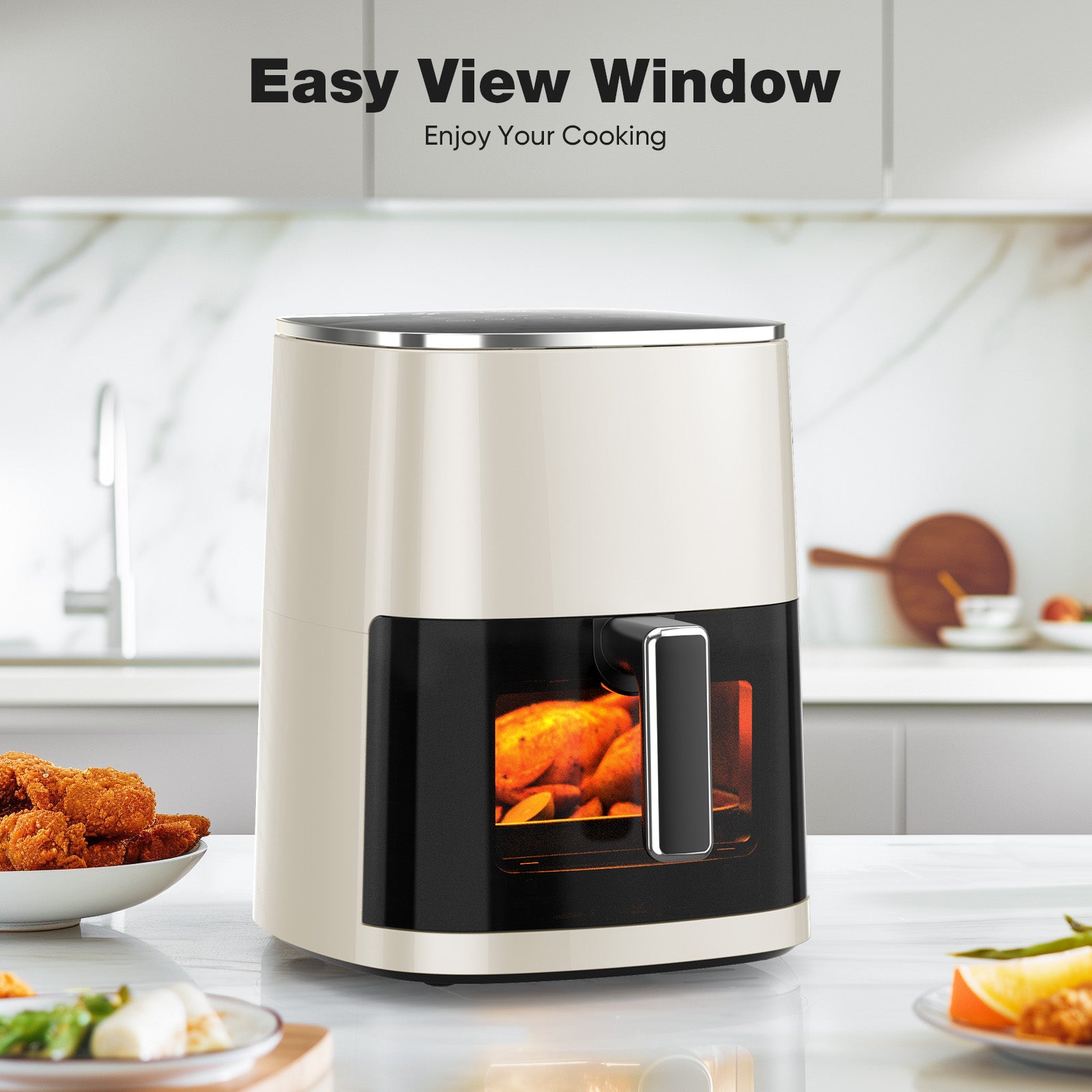 StockMAX 12-in-1 Compact Air Fryer 6 Qt with Window