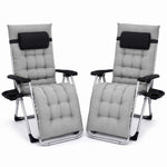 StockMAX Foldable Zero-Gravity Outdoor Lounge Chair for Beach/Patio
