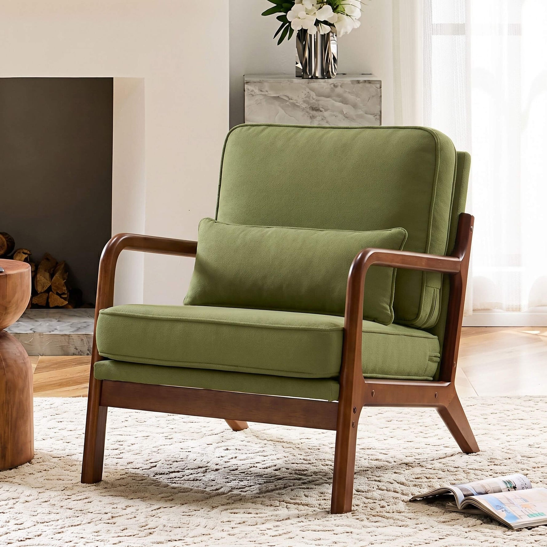 StockMAX Mid Century Modern Recliner for Living Room