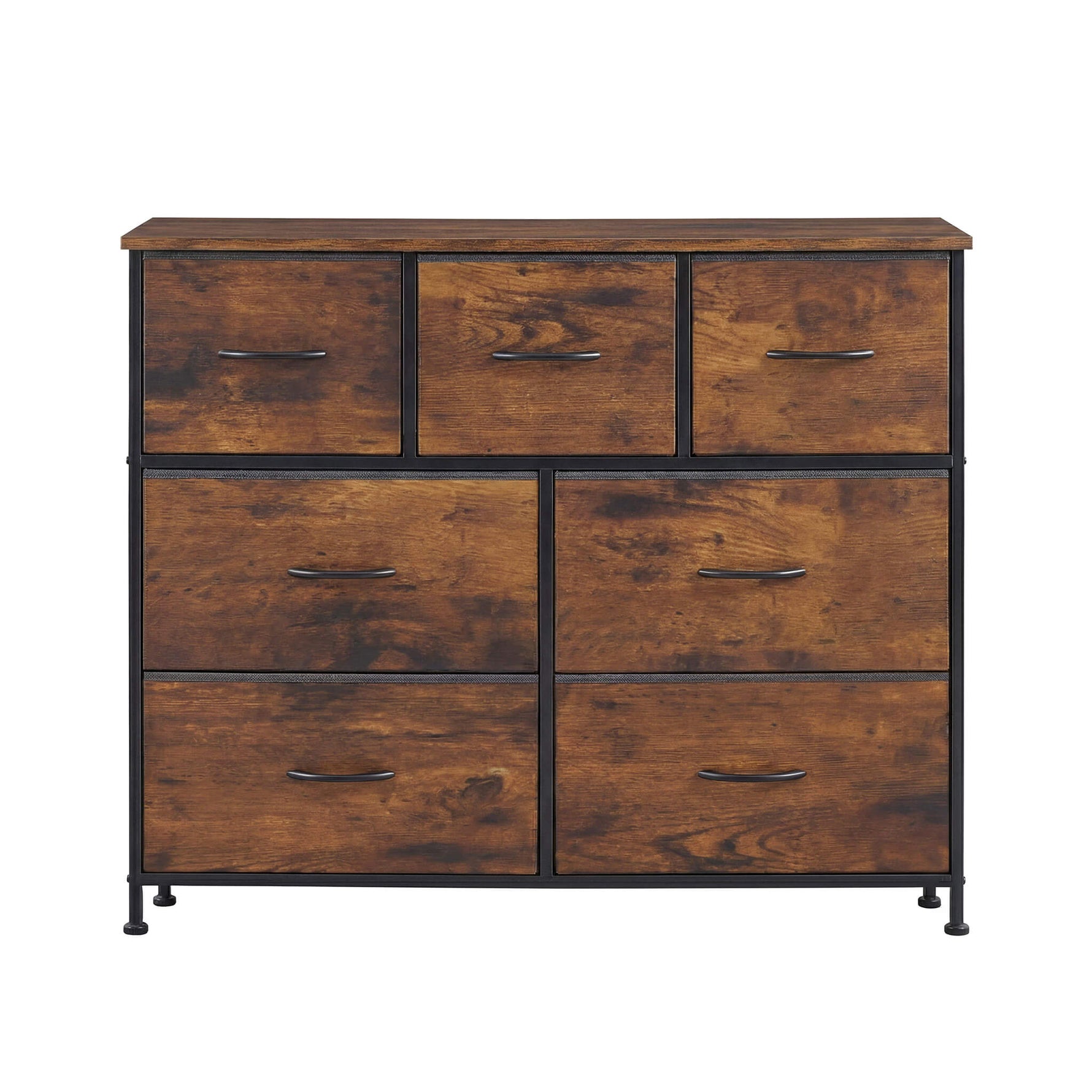 StockMAX Dresser Wooden Top with Storage for Living Room Bedroom