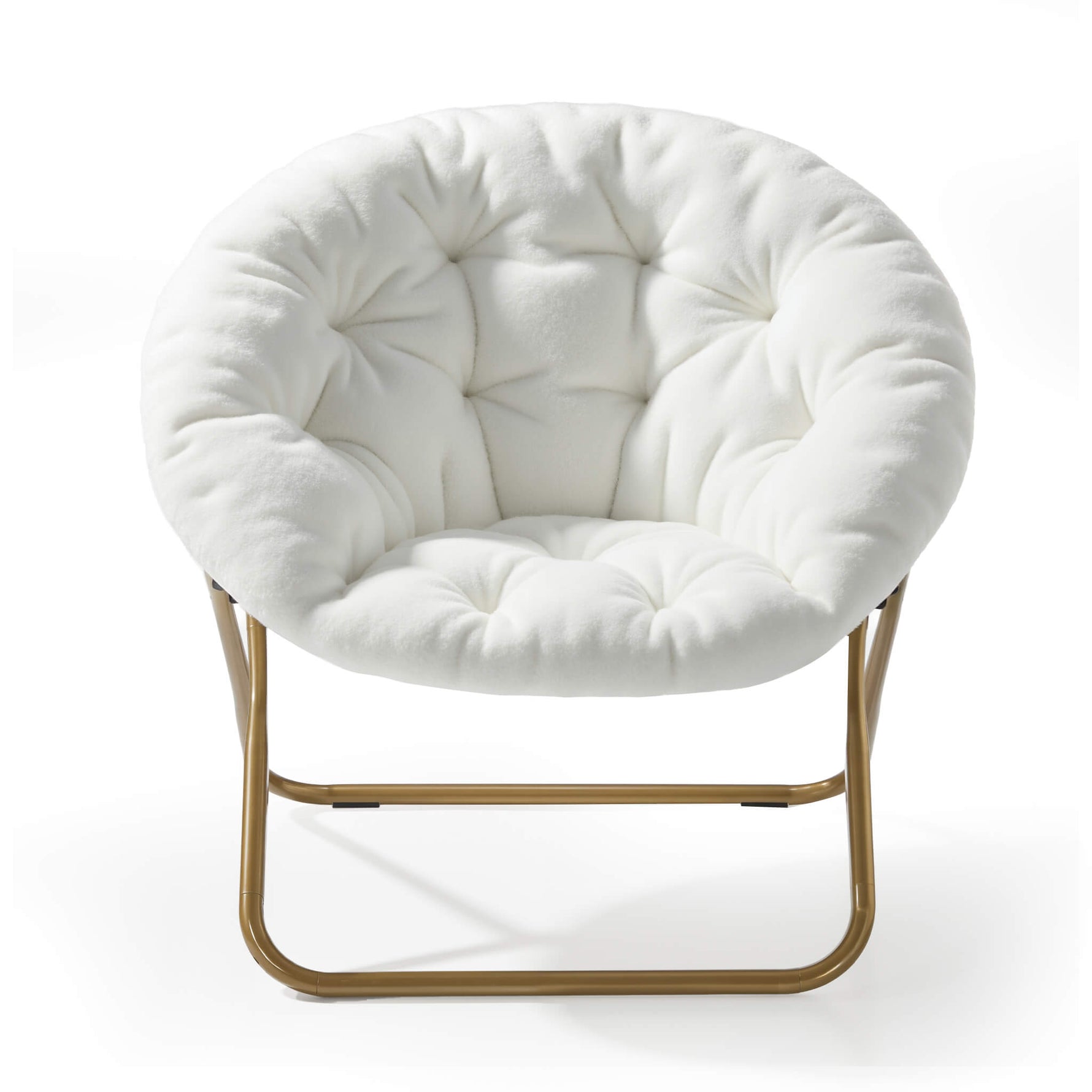 StockMAX Foldable Saucer Moon Chair for Living Room