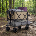 StockMAX HaulMaster 400L Folding Wagon Cart for Camping and Outdoor Use