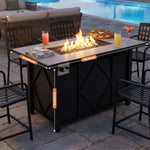 StockMAX 43" Outdoor Fire Pit Table with 50,000 BTU Heater