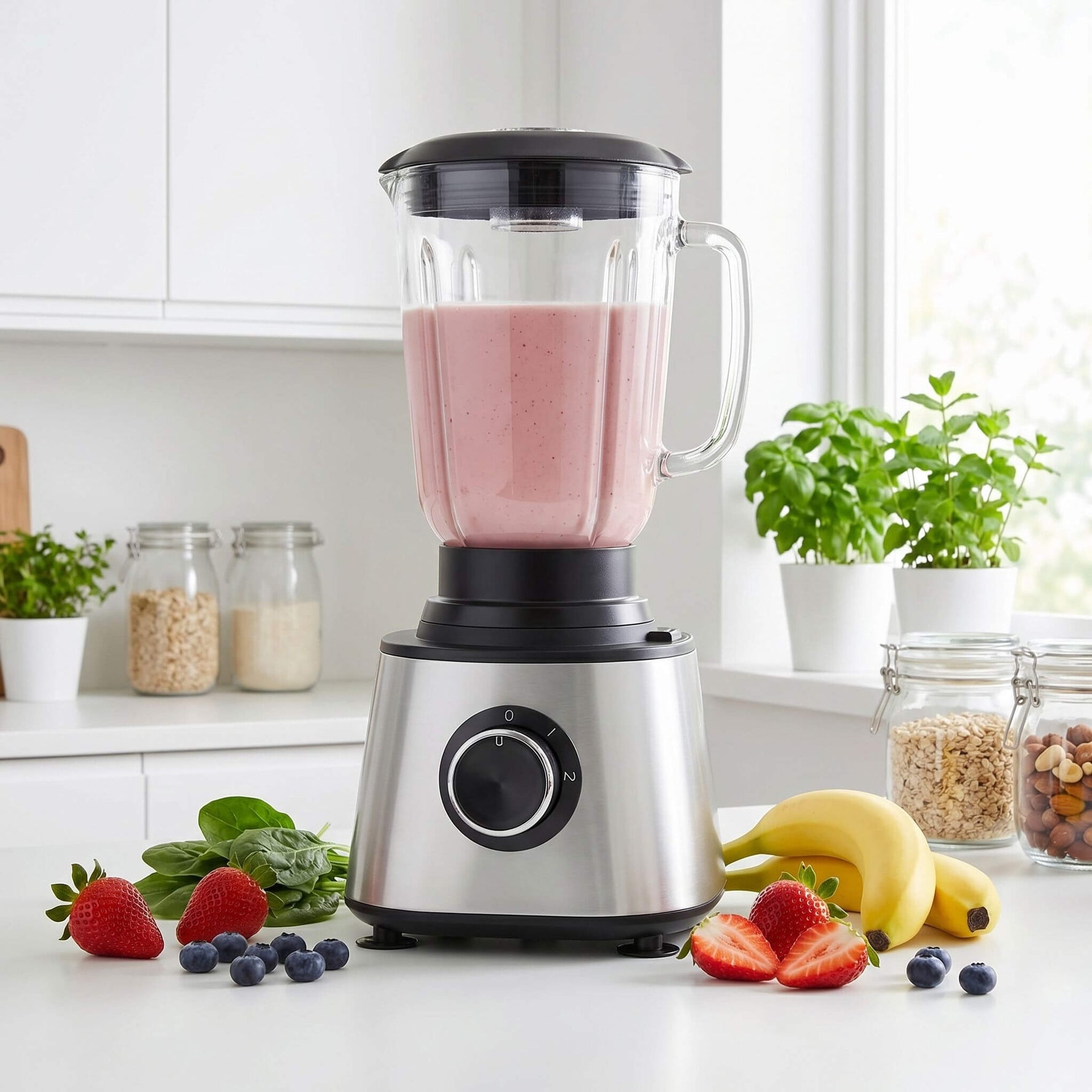 StockMAX 8-Cup Food Processor, Vegetable Chopper with accessories