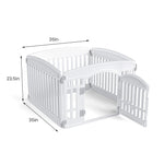StockMAX Plastic Dog Playpen with Door, Puppy Fence