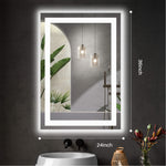 StockMAX Rectangular LED Bathroom Mirror with Anti-Fog & Touch Control