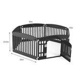 StockMAX Plastic Dog Playpen with Door, Puppy Fence
