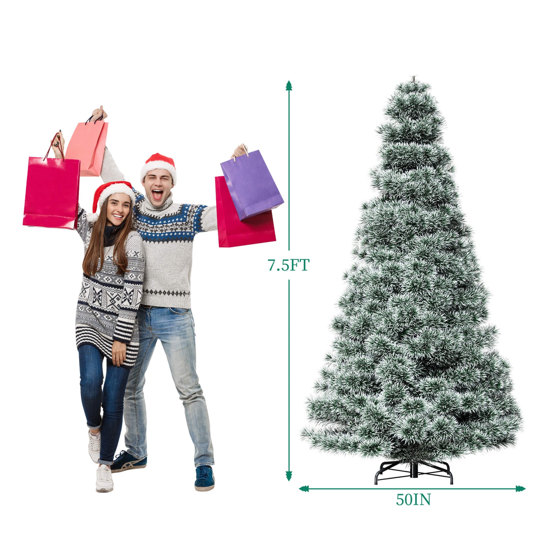 StockMAX Pre-Lit Christmas Tree
