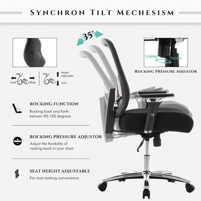 Heavy Duty Ergonomic Mesh Chair 3088