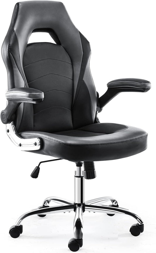 Office Chair Desk Chairs with Wheels Computer Chair with Flip-up Armrest 3595