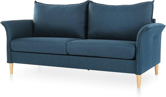 Three-Person Sofa with Pillow Cushions and Flared Armrests 3488A