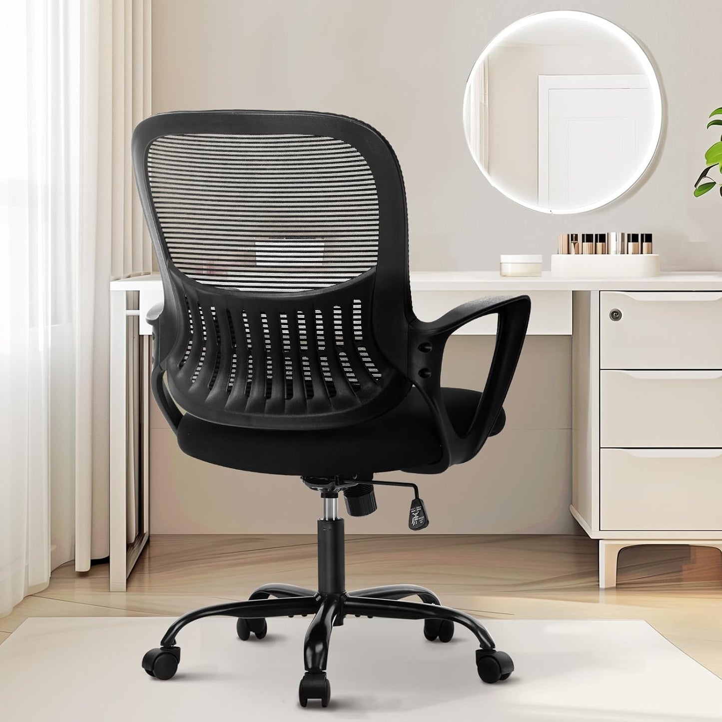 Ergonomic Mid-Back Mesh Rolling Work Swivel Chairs with Wheels 3718