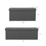 StockMAX Bed Footstool with Storage for Bedroom and Entry Door