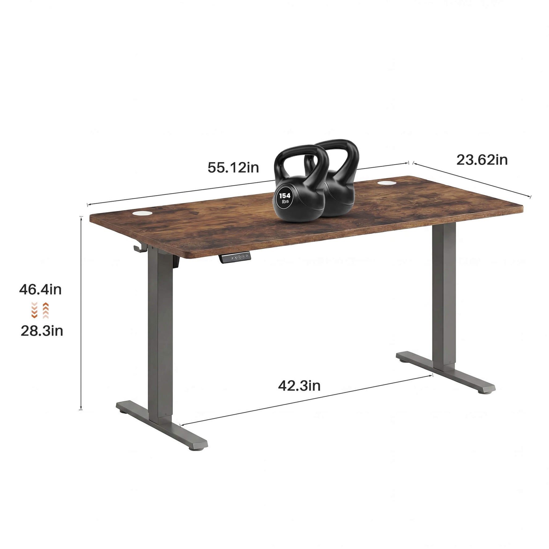 StockMAX Elevating Standing Table, Ergonomic Design