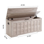 StockMAX Wooden Storage Bench with Soft-Close Lid