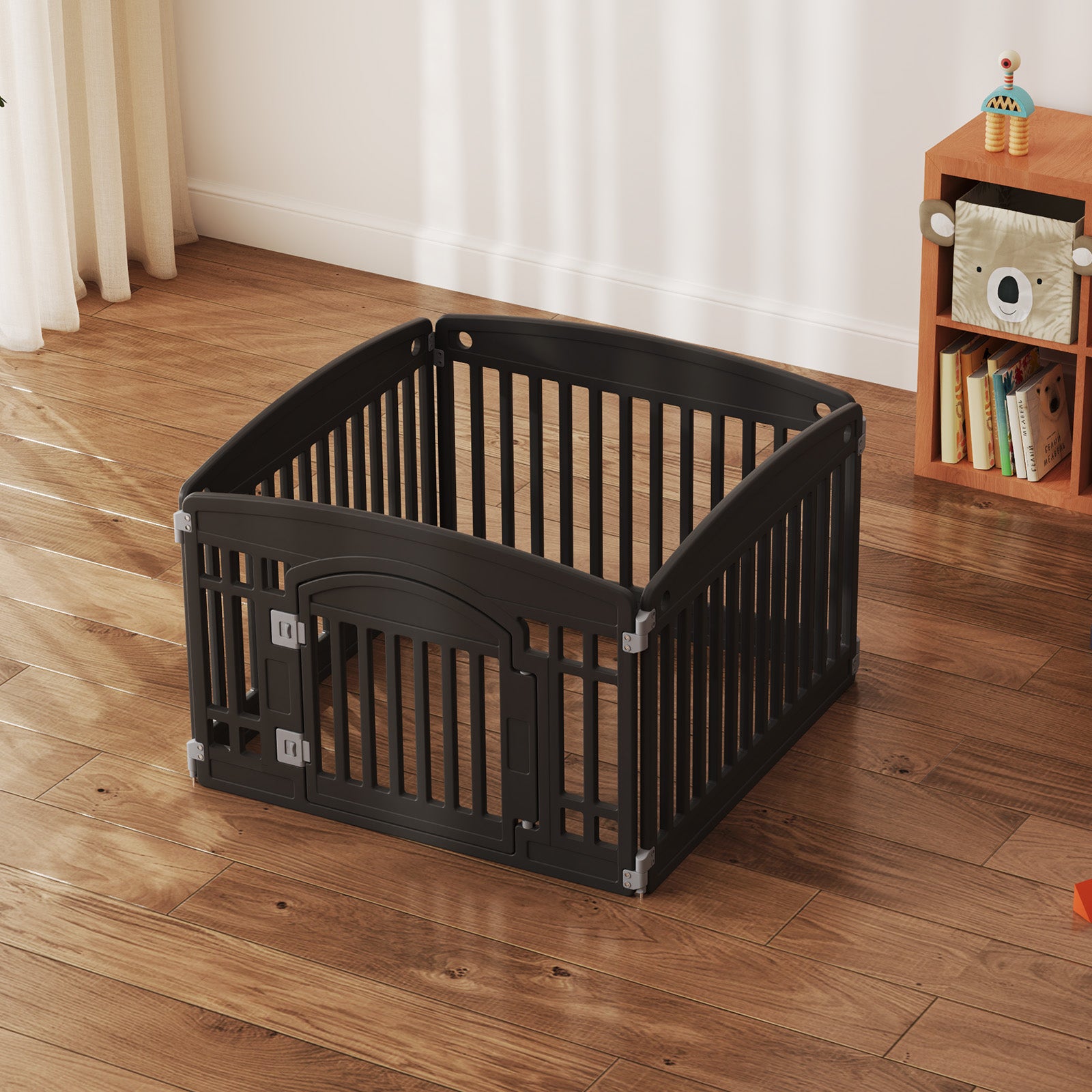 StockMAX Plastic Dog Playpen with Door, Puppy Fence