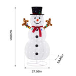 StockMAX Lighted Snowman Outdoor Christmas Decoration