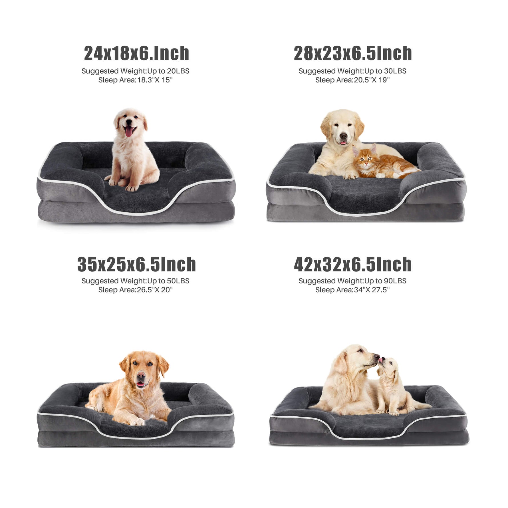 StockMAX Dog Bed Non-Slip Bottom