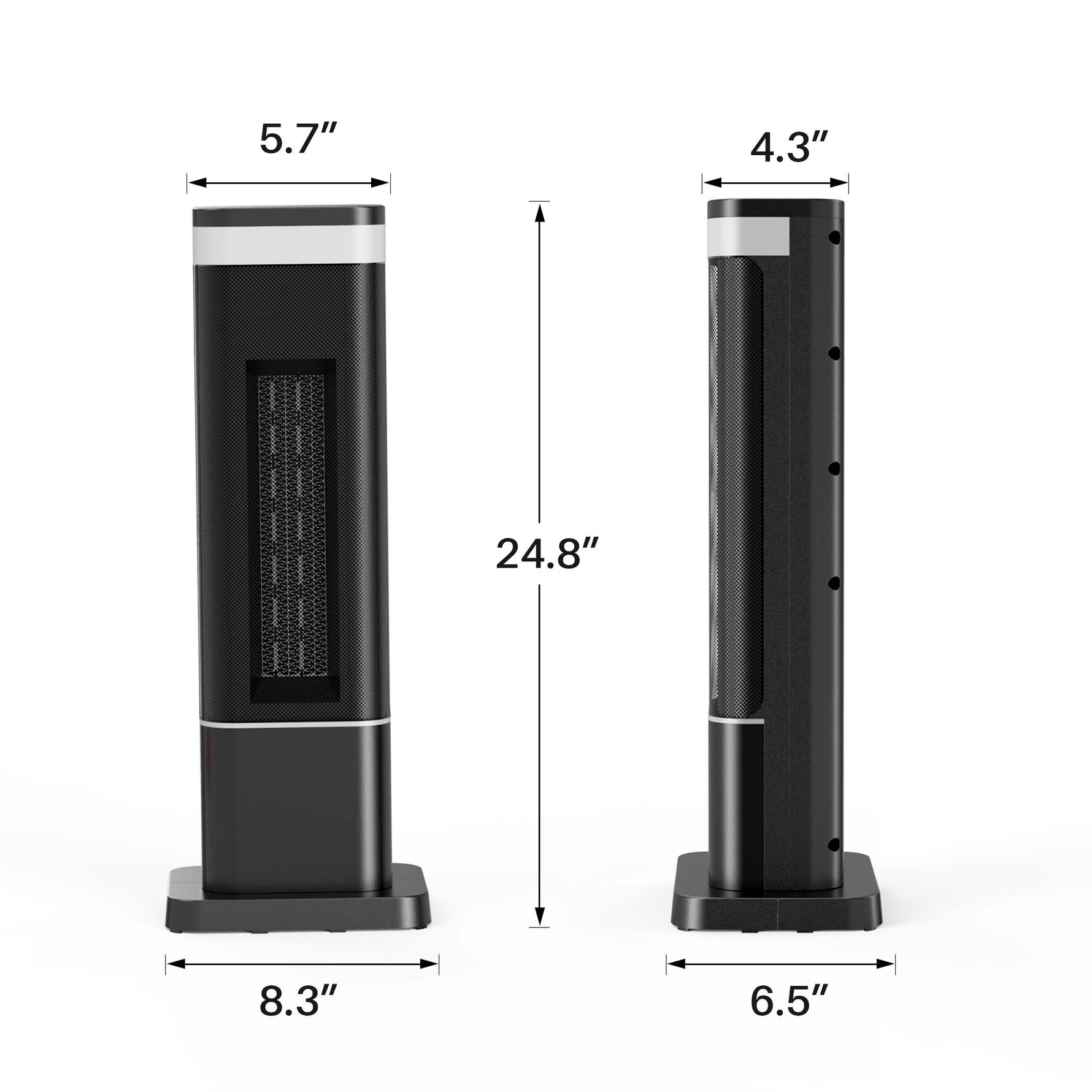 StockMAX Ceramic Space Heater-ETL Certified Safe for Office and Garage