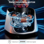 StockMAX 8-Cup Food Processor, Vegetable Chopper with accessories