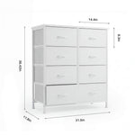 StockMAX High Dresser Fabric Storage Tower 8 Fabric Drawer