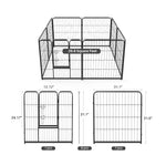 StockMAX Dog Fence Collapsible for Garden Patio
