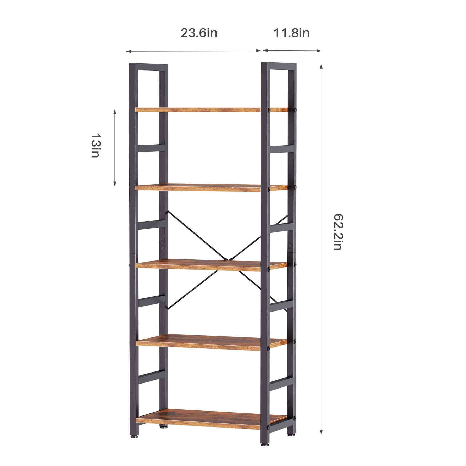 StockMAX Shelf Bookcase for Living Room Bedroom