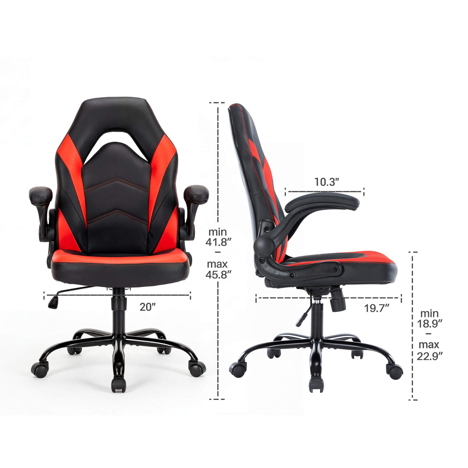 StockMAX Leather Gaming Chair Height Adjustable For Playroom