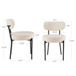 StockMAX Dining Chair Set of 2 Soft Cushions for Dining Room