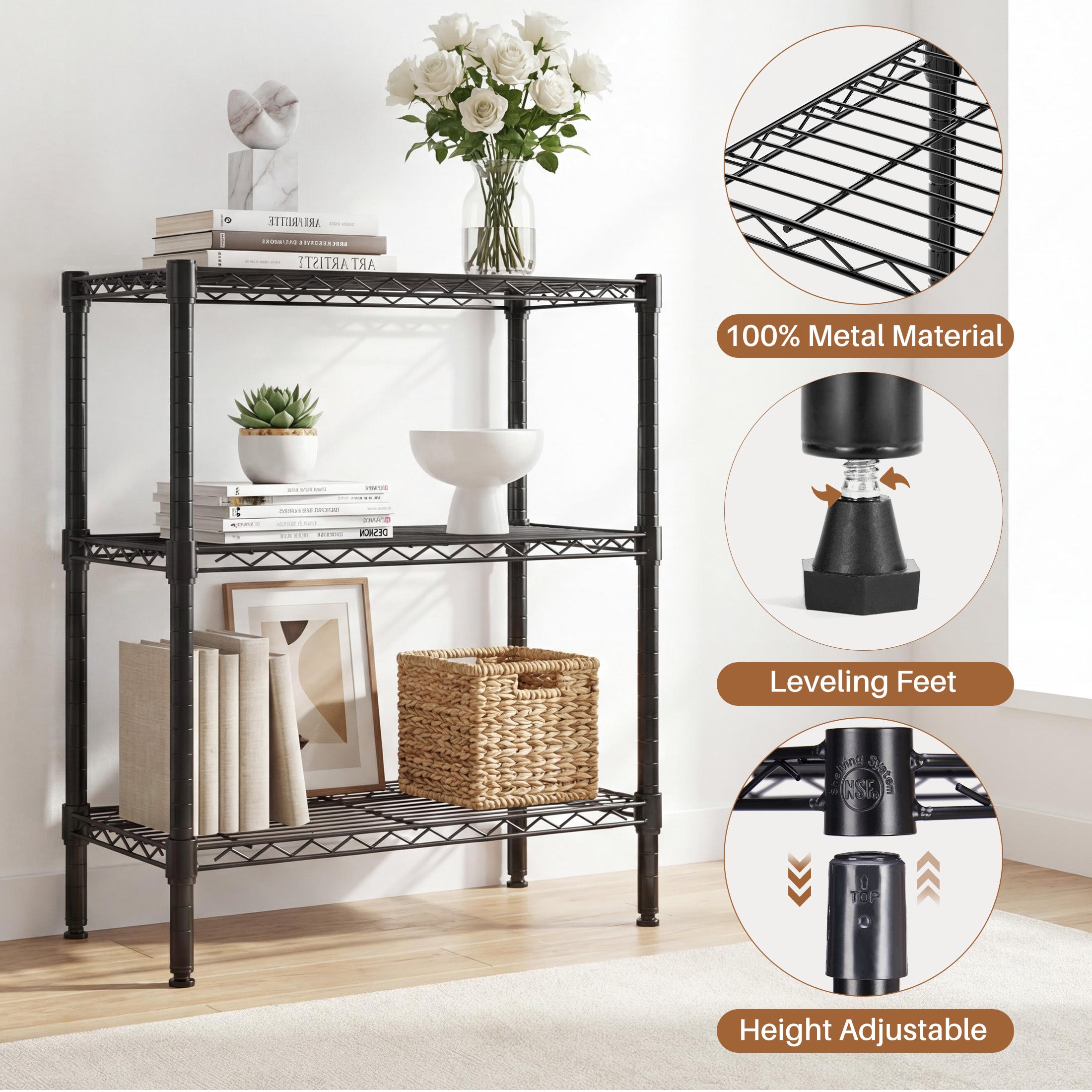 StockMAX Adjustable Metal Storage Shelves